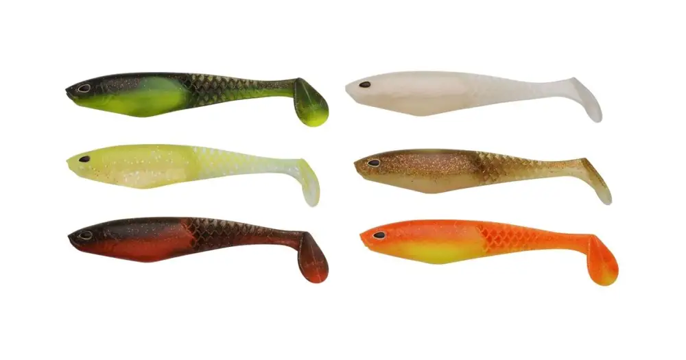 Časově Omezené Berkley Gumová Nástraha Powerbait Cullshad Mixpack Darkwater - 10 cm 8 g 6 ks