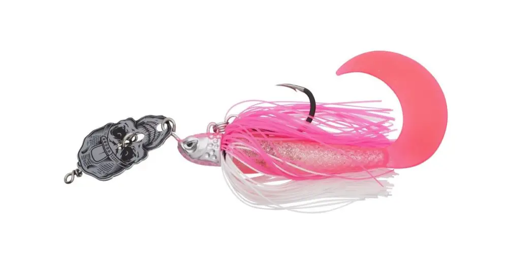 Madcat Třpytka Skull Blade Jig XL Sinking Fluo Pink UV - 18 cm 55 g Dokud Zásoby Vydrží