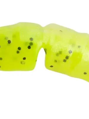 Akční Cena Berkley Gumová Nástraha Powerbait Action Waxies Sinking 2 cm 14 ks - Chartreuse Shad