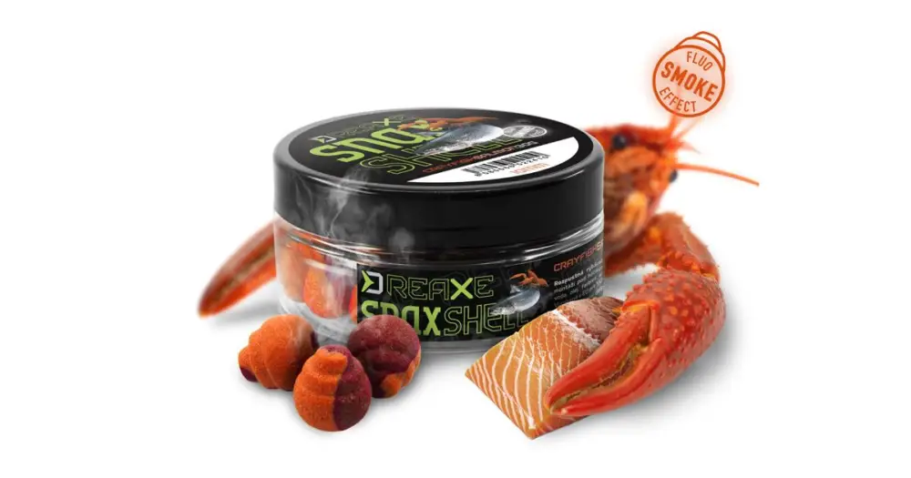 Cenový Hit Delphin Rozpustné Wafters D Snax Shell Losos Rak 30 g - 14 mm