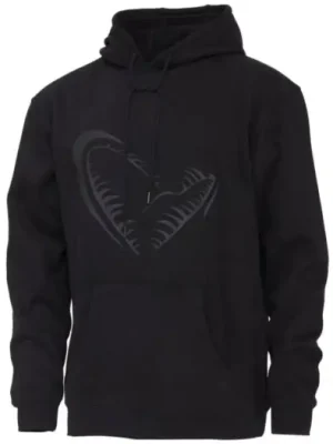 Akce Savage Gear Mikina Jaw Hoodie Black - XXL