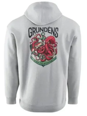 Akční Cena Grundéns Mikina Displacement DWR Hoodie Octo-Trout Athletic Heather - XL