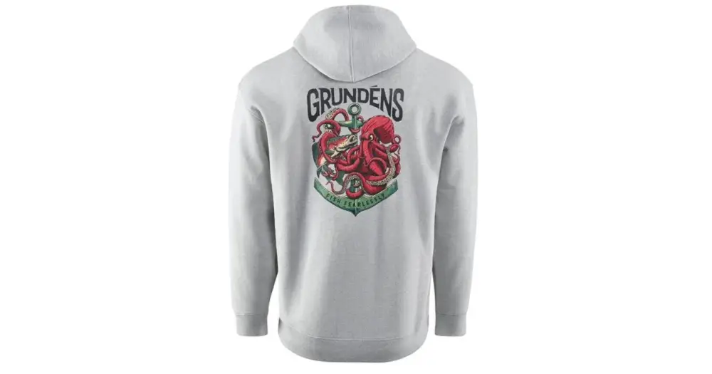 Akční Cena Grundéns Mikina Displacement DWR Hoodie Octo-Trout Athletic Heather - XL