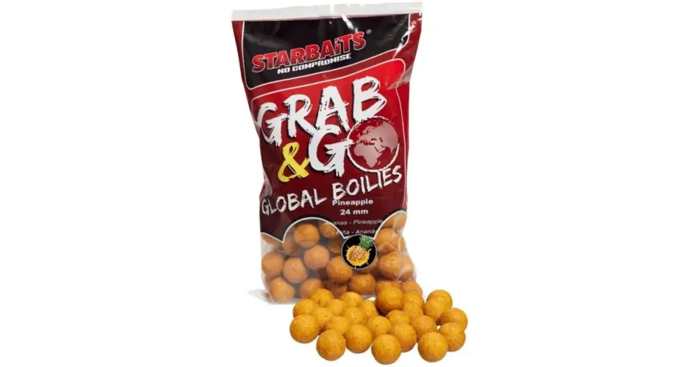 Časově Omezené Starbaits Boilies G&G Global Pineapple - 800 g 20 mm