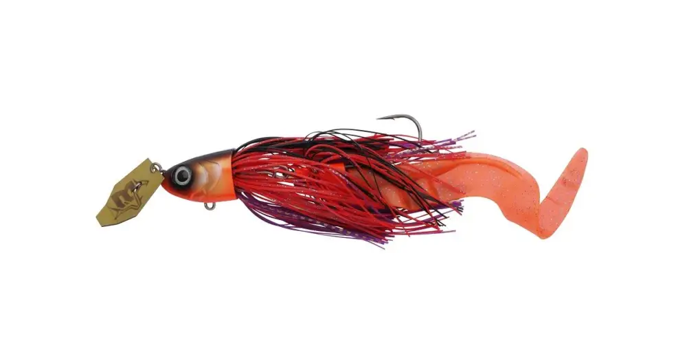 Hit Sezóny Abu Garcia Třpytka Beast Bladed Jig Sinking Redtiger 25 cm 50 g