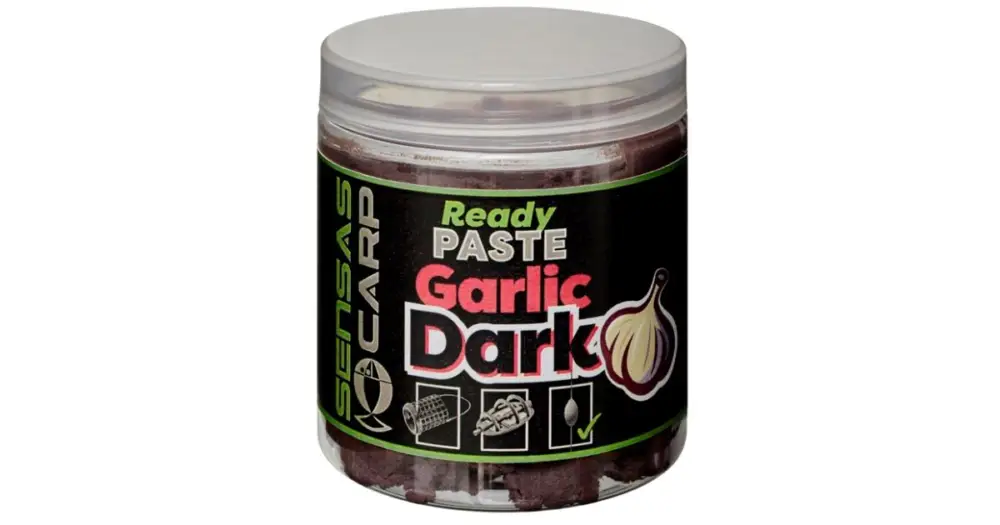 Sensas Pasta Ready Paste 250 g - Garlic Dark Finální Výprodej