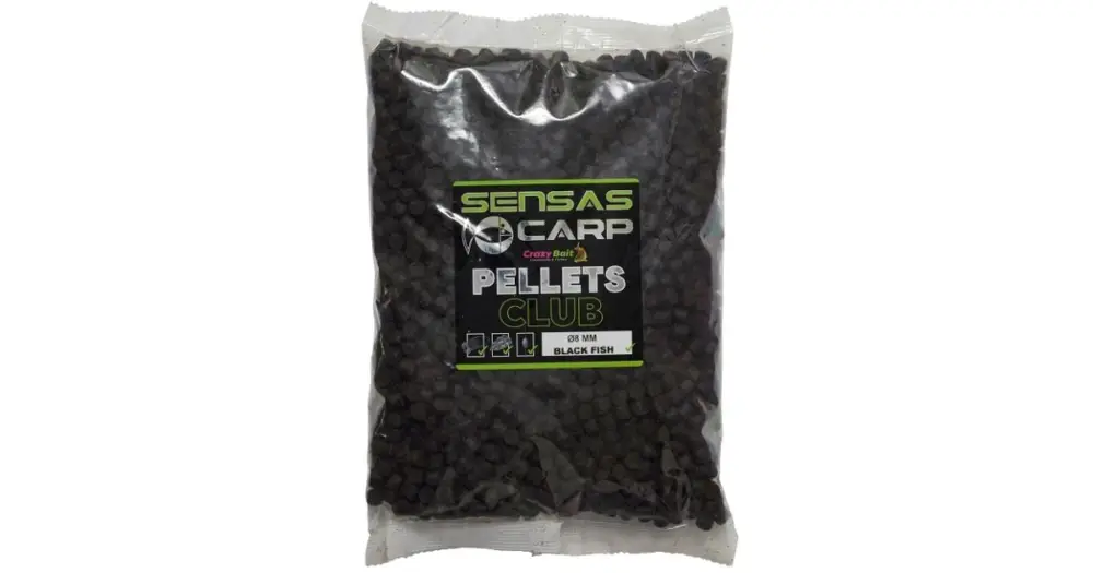 Nakupujte Hned Sensas Pelety Club Black Fish 800 g