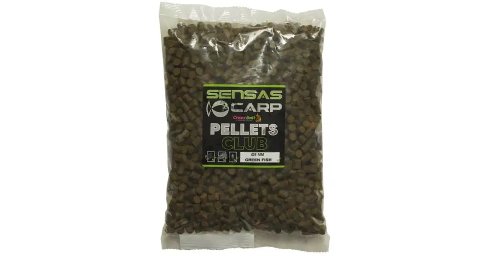 Poslední Šance Sensas Pelety Club Green Fish 800 g