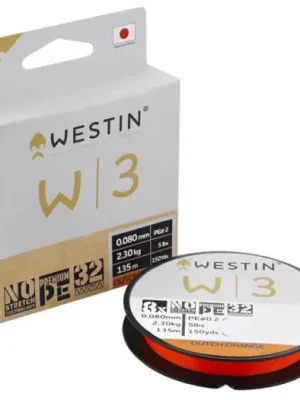 Značkový Westin Splétaná Šňůra W3 8-Braid Dutch Orange 135 m - 0,285 mm 19,4 kg
