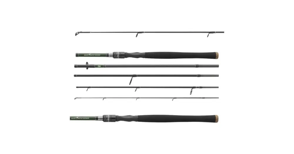 Vrácení Zdarma Daiwa Prut Wilderness Travel Spin 2,15 m 5-15 g