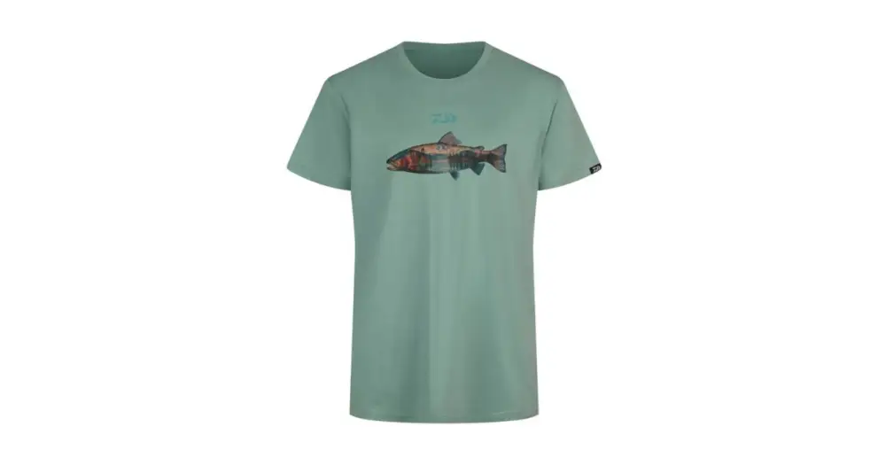 Daiwa Tričko T-Shirt Trout - XXL Víkendová Akce