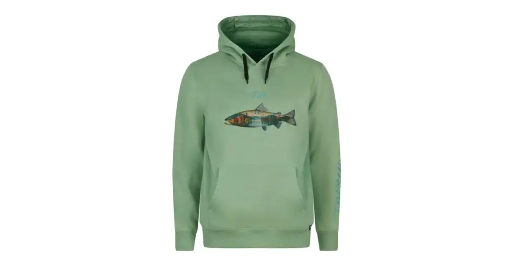 Víkendová Akce Daiwa Mikina Hoodie Trout