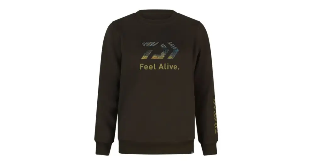 Daiwa Mikina D-Vec Hoodie Crew Neck Zander - L Odeslání Ihned