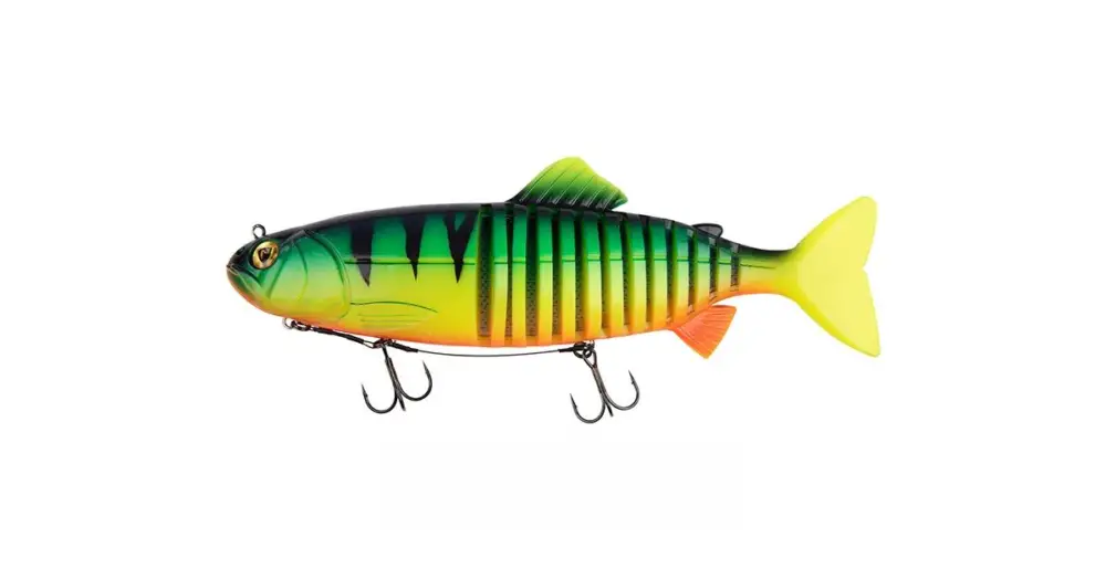 Fox Rage Gumová Nástraha Jointed Replicants Fire Tiger UV Must-Have