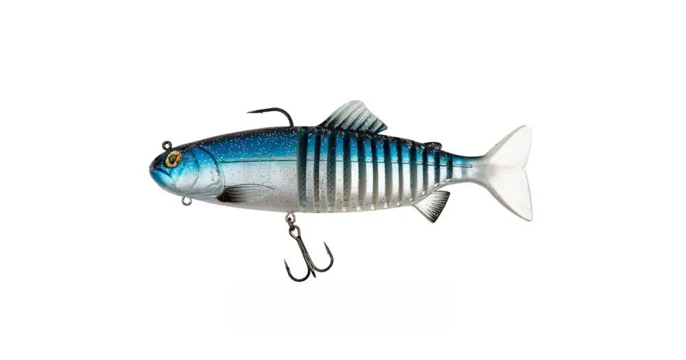 Fox Rage Gumová Nástraha Jointed Replicants Blue Shiner UV Finální Výprodej