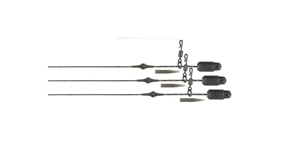 Ověřený Fox Montáž Edges Submerge Heli-Clip Rigs Naturals 3 ks - 40 lb