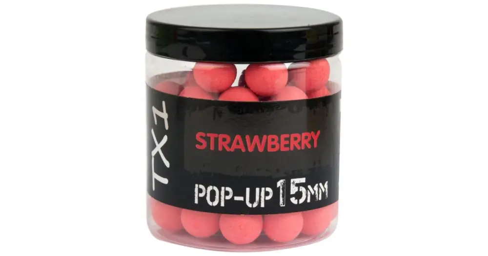 Výprodej Shimano Plovoucí Boilie TX1 Pop Up Strawberry Fluoro Red