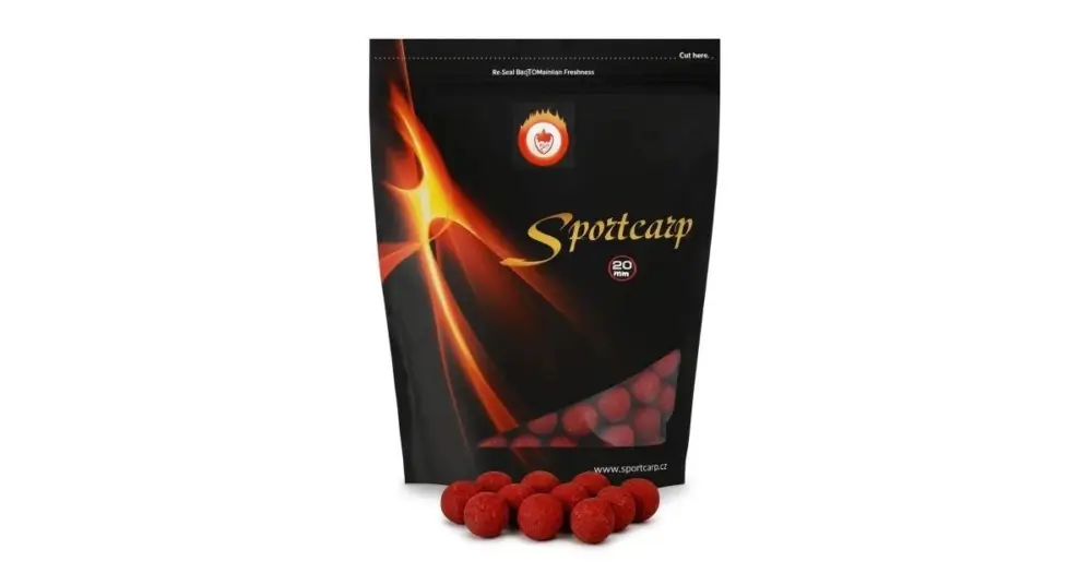 Vysoce Kvalitní Sportcarp Boilies Jahoda - 20 mm 4 kg