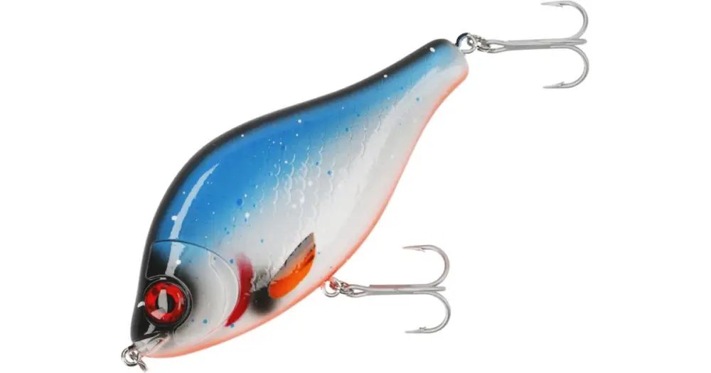 Mikado Wobler MFT Jerk Suspending Blue Roach - 13 cm 86 g Jen Po Omezenou Doba