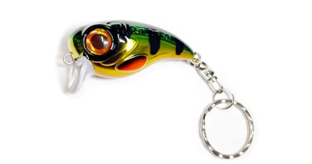 Spro Klíčenka Key Ring Fat Iris 50 Chrome Perch Oblíbený