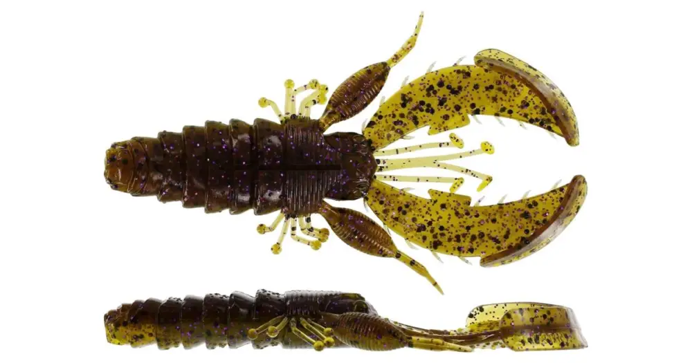 Autentický Westin Gumová Nástraha Crecraw Creaturebait Green Pumpkin Large - 6,5 cm 4 g 6 ks