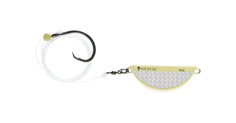 Ověřený Westin Návazec Halibut Anti Twist Rig Circle Hook Glow - 550 g