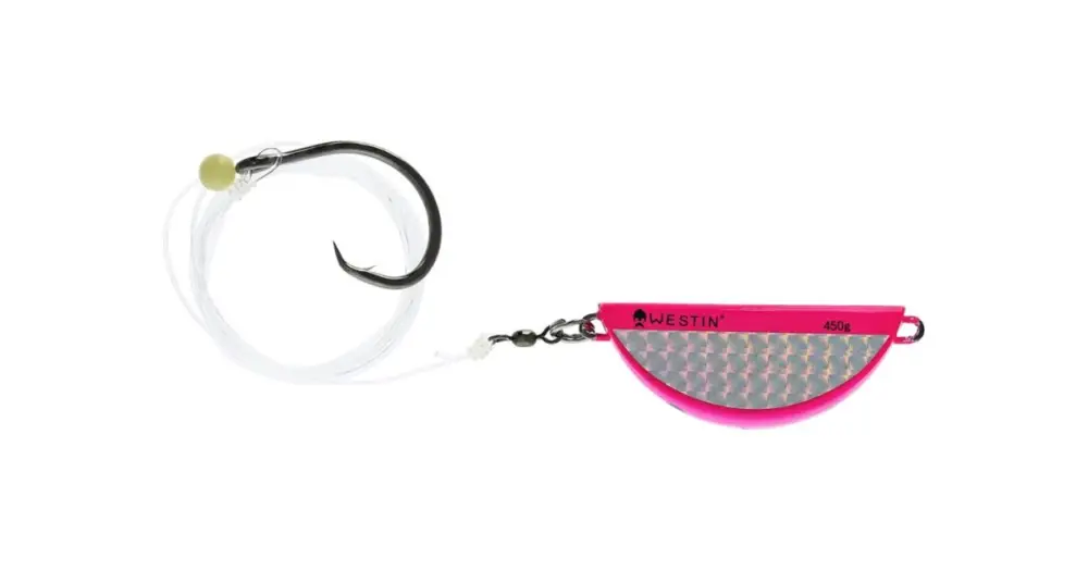 Akce Westin Návazec Halibut Anti Twist Rig Circle Hook Pink Flash - 450 g