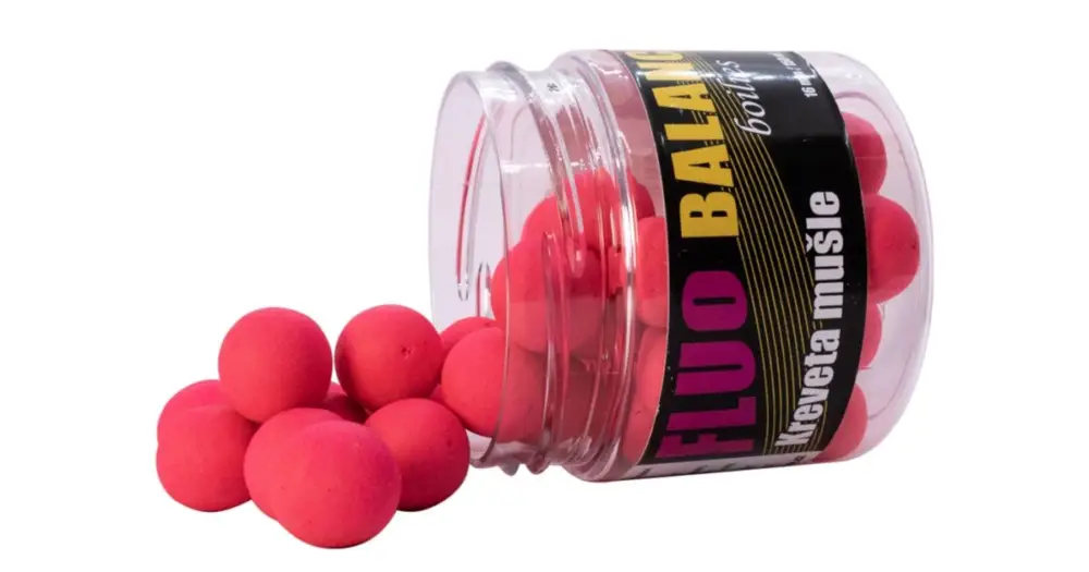 Objednat Nyní Carp Inferno Balanced Boilie Fluo 16 mm 150 ml - Kreveta Mušle