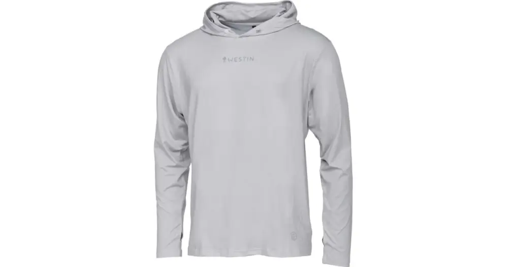 Výhodná Nabídka Westin Tričko Ledge UPF Hoodie Mist Grey - XL