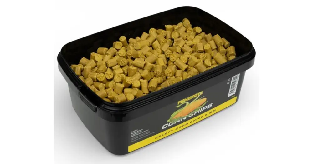 Víkendová Akce Mikbaits Pelety Corn Chips 700 g 6 mm
