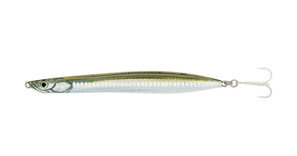 Westin Pilker Sandy Fixed Sbass Real Sandeel Scales - 13 cm 32 g Aktuální