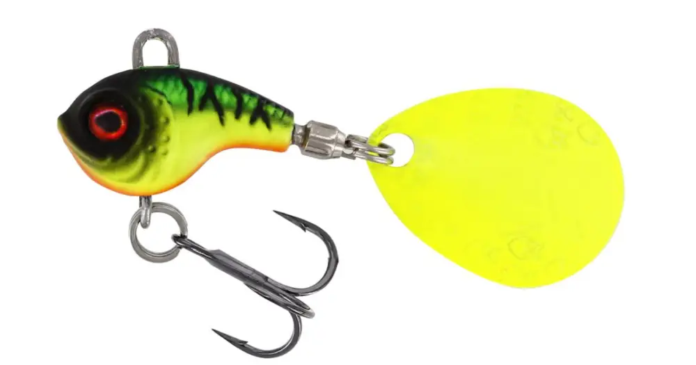 Westin Nástraha Dropbite Tungsten Spin Tail Jig Firetiger - 1,6 cm 7 g Hit Sezóny
