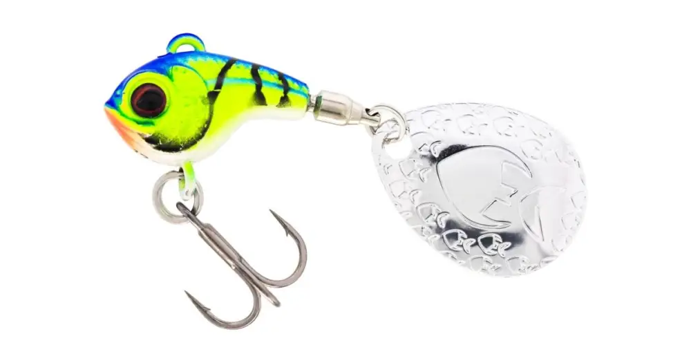 Sleva Westin Nástraha Dropbite Tungsten Spin Tail Jig Chartreuse Blue Craw - 2 cm 13 g