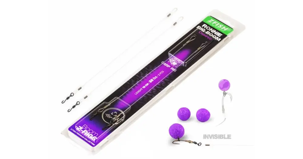 Levný Zfish Návazec Krimpovaný Ronnie Rig Boom 18 cm 30 lb 2 ks
