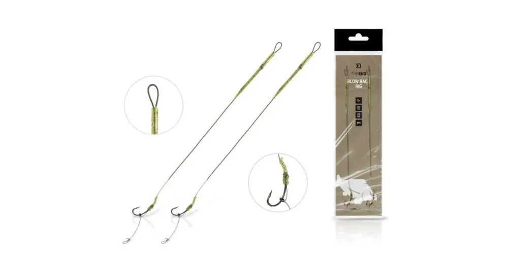 Horká Nabídka Delphin Návazec TheEND Blow Back Rig 20 cm 25 lb 2 ks - 4