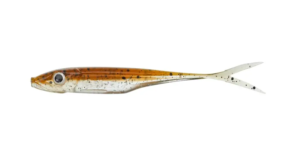 Super Cena Gunki Gumová Nástraha Kiddy Flaky Brown - 10 cm