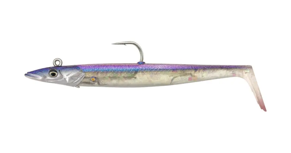 Nová Kolekce Savage Gear Gumová Nástraha Sandeel V2 Sinking Blue Sandeel - 14 cm 33 g
