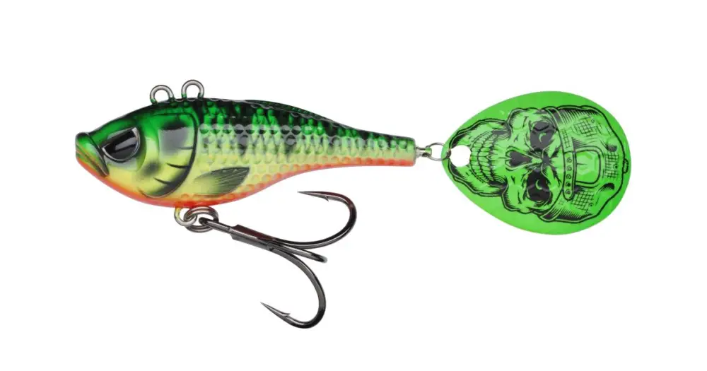 Dokud Zásoby Vydrží Madcat Wobler Spin Tail Sinking Firetiger UV - 12 cm 70 g