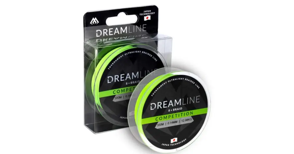 Must-Have Mikado Pletená Šňůra Dream Line Competition Fluo Zelená 300 m - 0,18 mm 18,32 kg