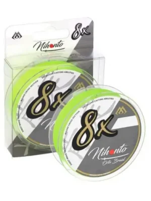 Značkový Mikado Pletená Šňůra Nihonto Octa Braid Fluo 300 m - 0,30 mm 29,9 kg