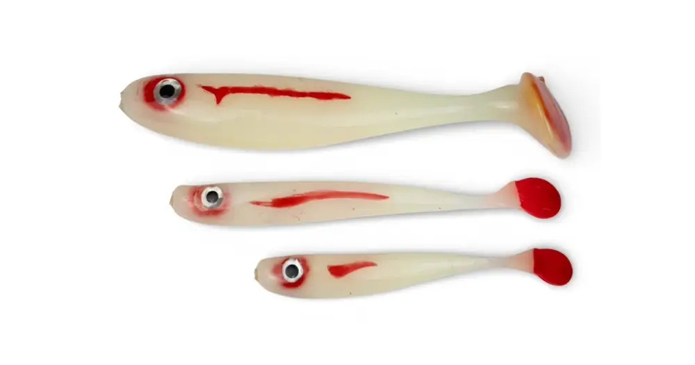 Yaccuza Gumová Nástraha Hand Made Killer Airbrush White Ghost - 15 cm 38 g 1 ks Expresní Doručení