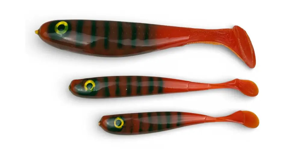 Yaccuza Gumová Nástraha Hand Made Killer Airbrush UV Red Motor Oil Stripes Objednat Nyní