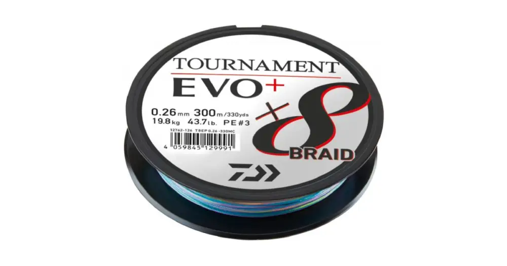 Daiwa Splétaná Šňůra EVO+ Multi Color 300 m - 0,20 mm 18 kg Cenově Výhodný