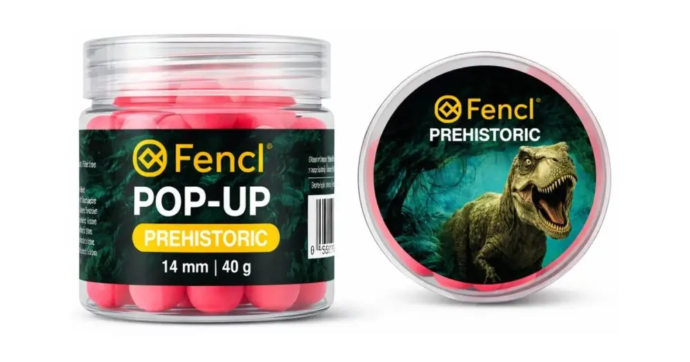 Časově Omezené Fencl Plovoucí Boilie Pop Up Prehistoric 40 g 14 mm