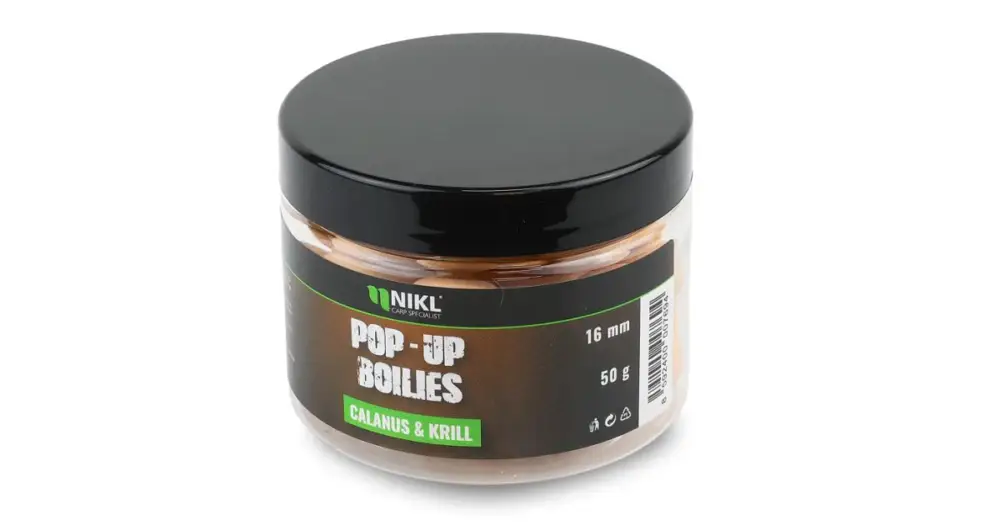 Levný Nikl Plovoucí Pop-Up Boilies Calanus & Krill - 14 mm 50 g