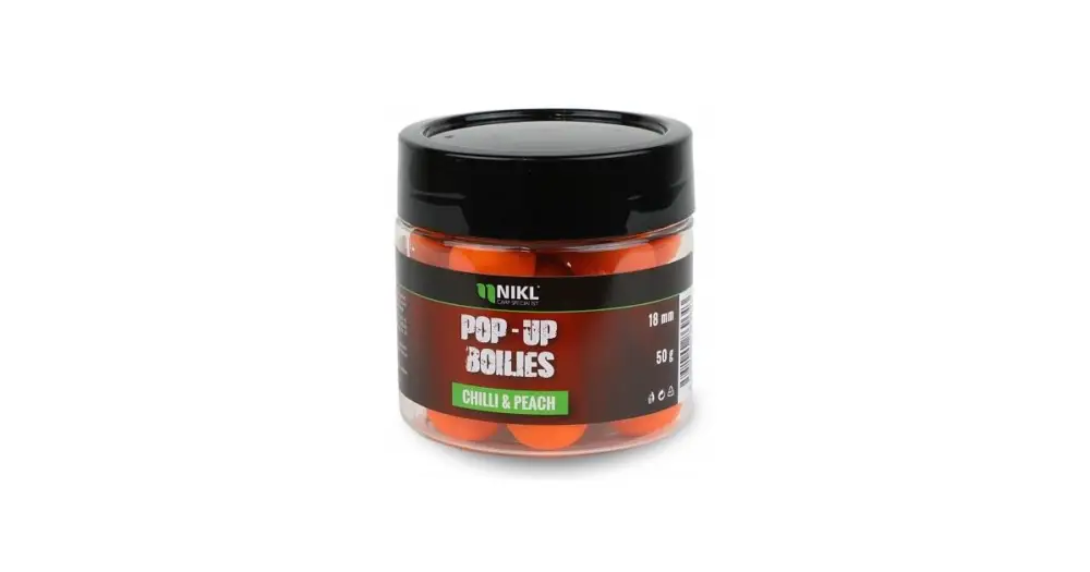 Nikl Plovoucí Boilies Chilli & Peach 50 g - 16 mm Finální Výprodej