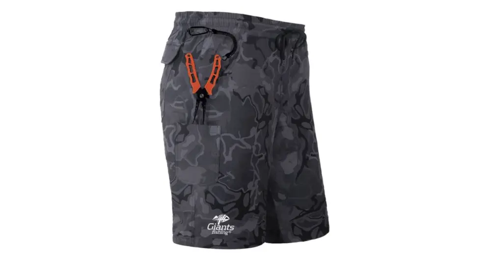 Giants Fishing Kraťasy Shorts Quick Dry UV50+ Camo Grey - S Originální