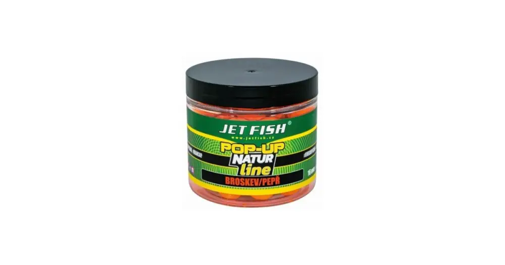 Horká Nabídka Jet Fish Plovoucí Boilie Pop-Up Natur Line Broskev Pepř