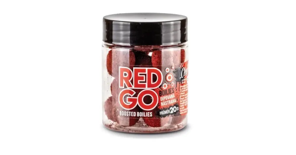Dokud Zásoby Vydrží Chytil Boosterované Boilies Red Go 120 g - 20 mm