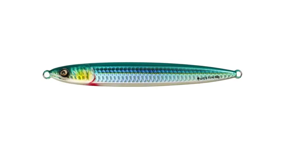 Nejlepší Cena Westin Pilker Flashin Anchovy Sayoris Zebra UV - 14 cm 100 g